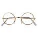 Boland 13418 Gafas Papá Noel – seulement Montura, Oro, Talla única