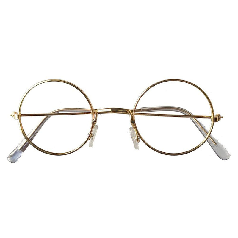 Boland 13418 Gafas Papá Noel – seulement Montura, Oro, Talla única