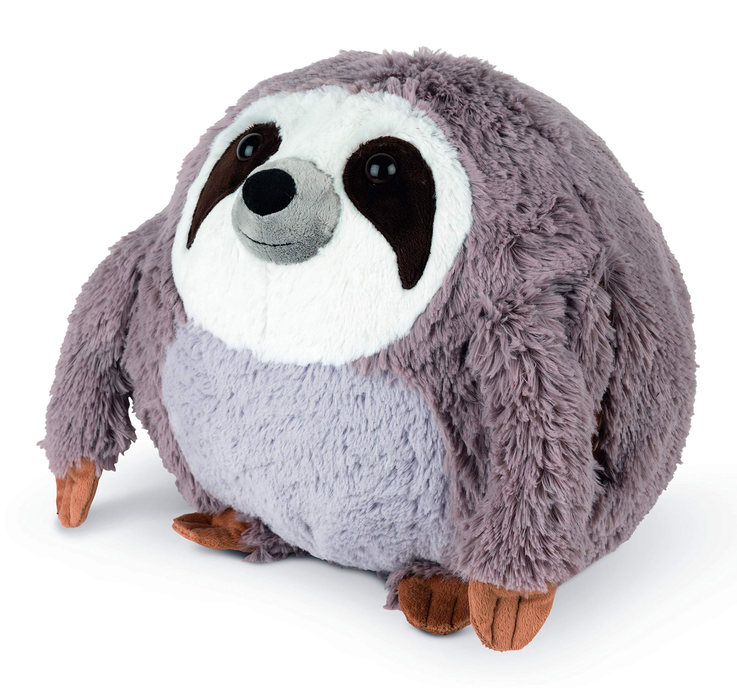 COZY NOXXIEZ Knuffelige pluche kinderhandwarmer - knuffeldier, knuffeldier, hoofdkussen als pluizig warmtekussen, pluche dier voor bed, auto en thuis (Sloth