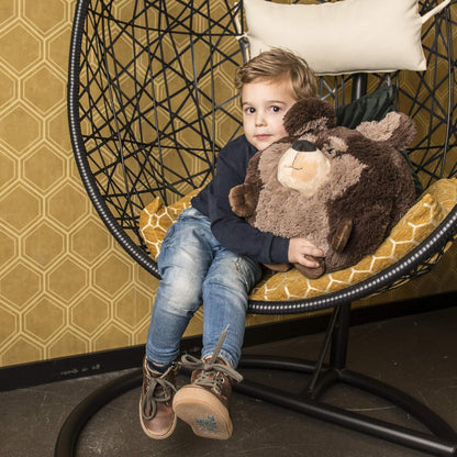 COZY NOXXIEZ Knuffelige pluche kinderhandwarmer - knuffeldier, knuffeldier, hoofdkussen als pluizig warmtekussen, pluche dier voor bed, auto en thuis (Sloth