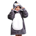 Noxxiez - Noxxiez Knuffel Hoodie Small Trui Pinguin 3-6 Jaar