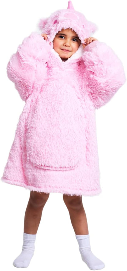 Noxxiez - Noxxiez Knuffel Hoodie Small Trui Eenhoorn 3-6 jaar