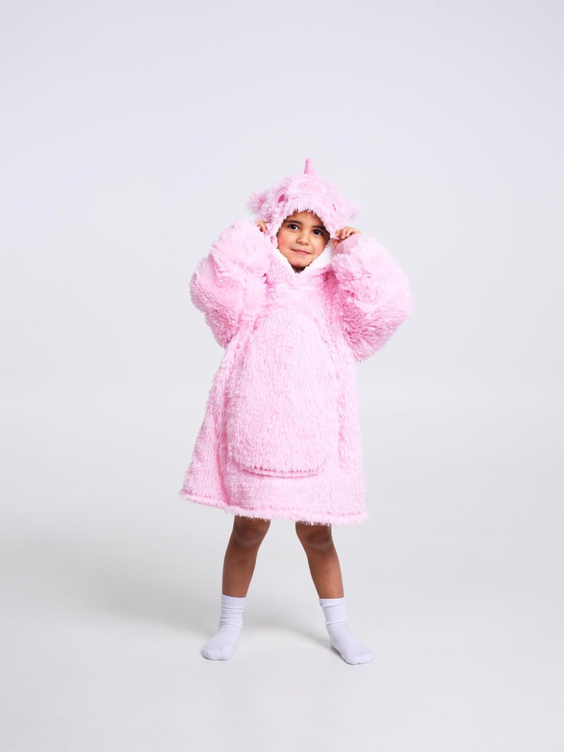 Noxxiez - Noxxiez Knuffel Hoodie Small Trui Eenhoorn 3-6 jaar