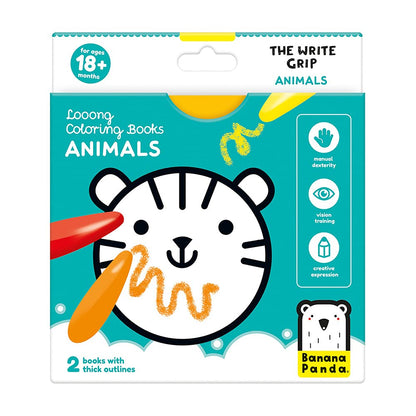 Banana Panda - Banana Panda - Kleurboekje De Schrijf Greep Dieren