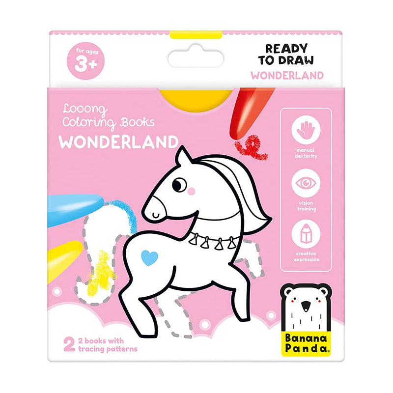Banana Panda - Banana Panda - Kleurboekje Klaar om Wonderland te Tekenen