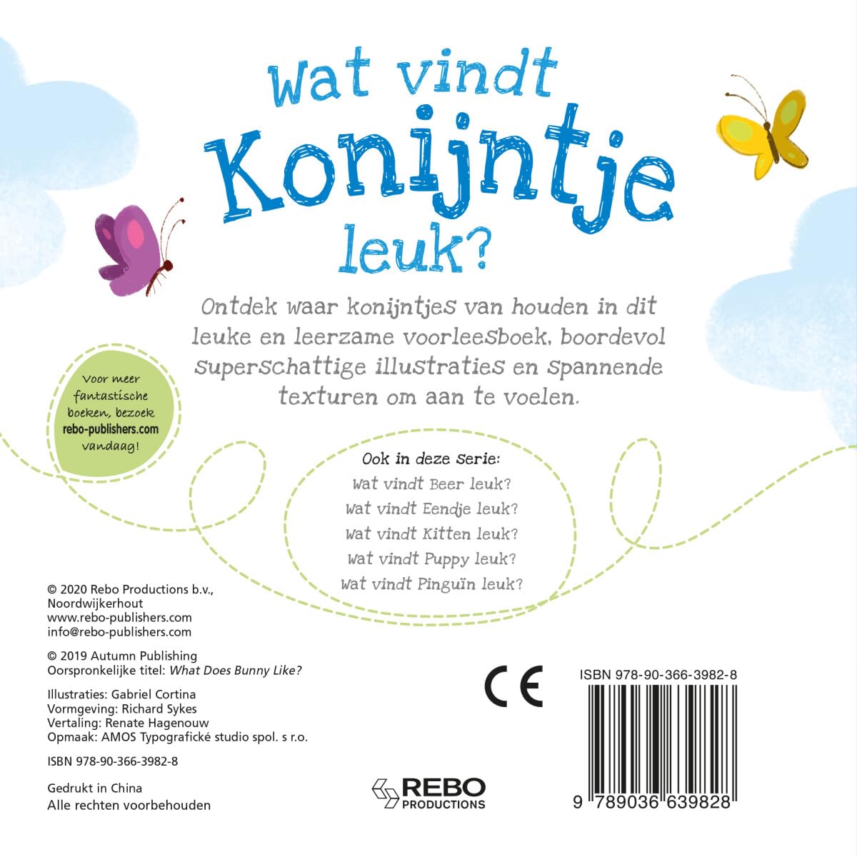 Rebo Publishers - Voelboek - Wat vindt Konijntje leuk?