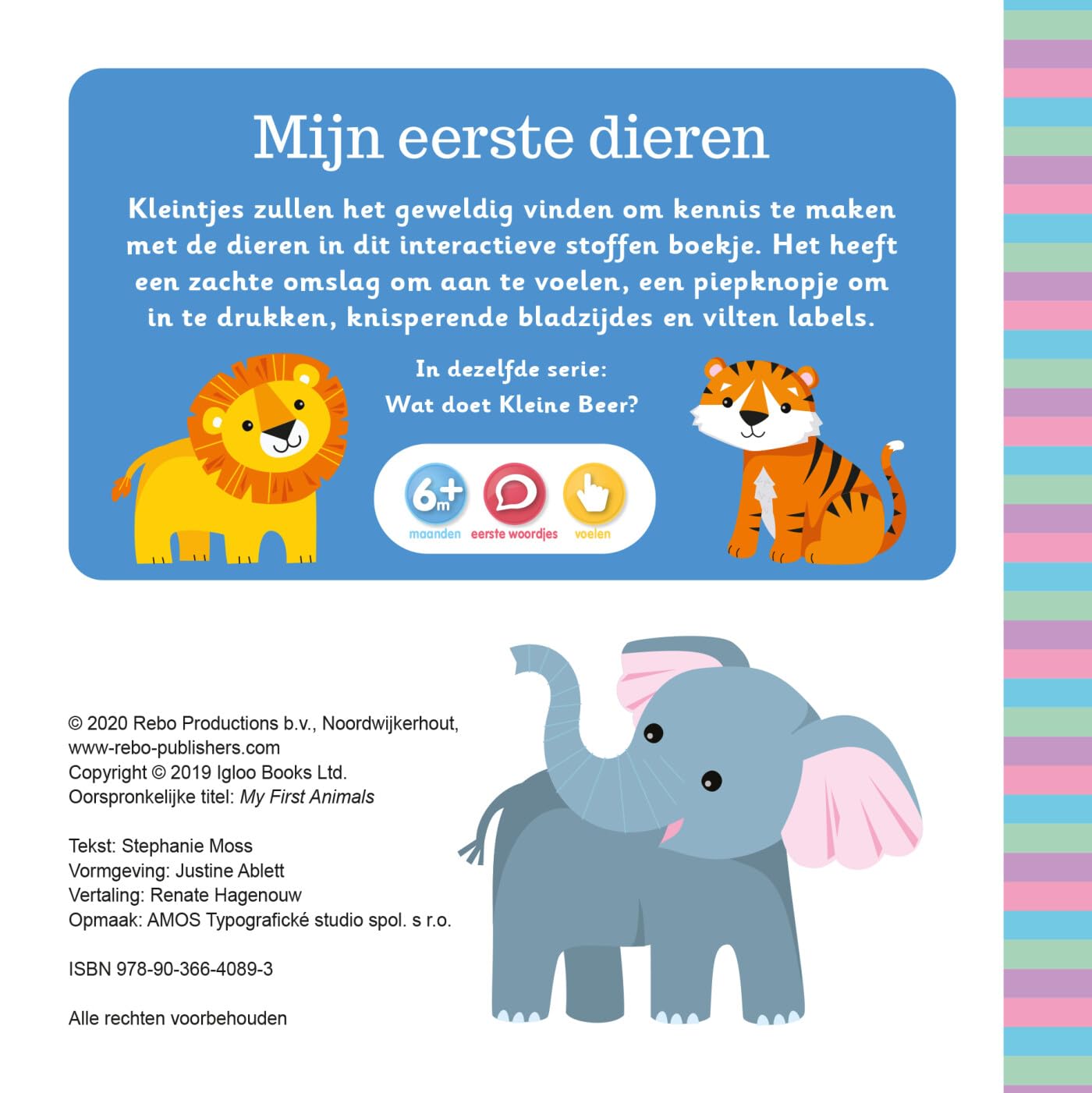 Knisperboekje Mini Me - Mijn Eerste Dieren