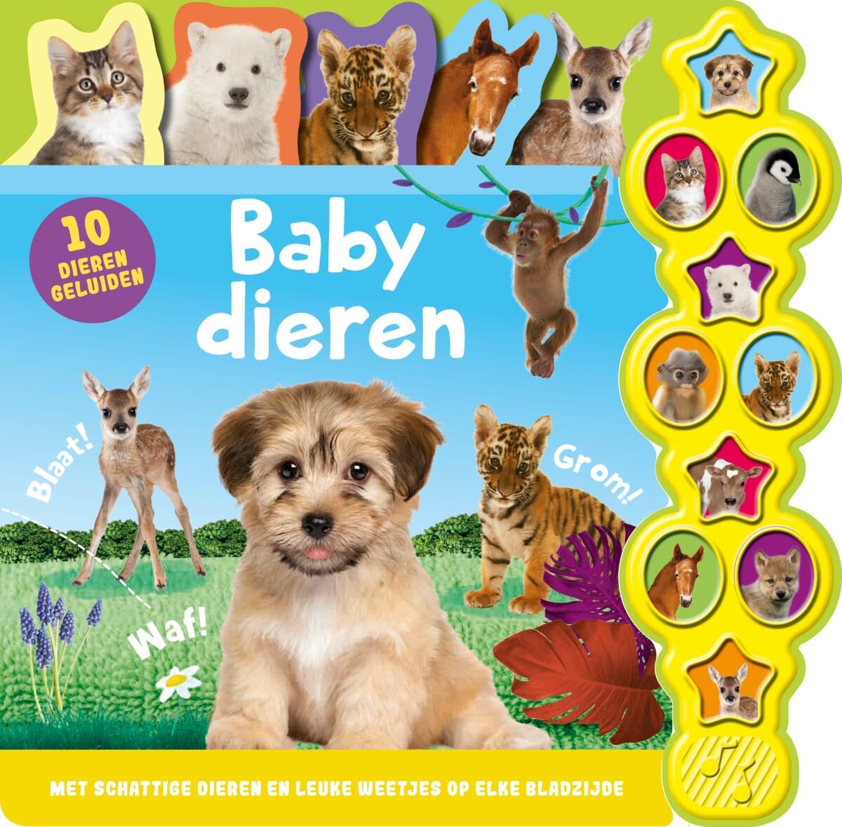 Rebo Publishers - Geluidenboek Babydieren