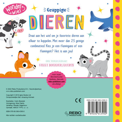 Rebo Publishers - Grappige Dieren - Wonderwiel