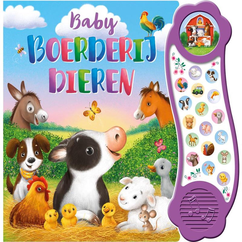 Rebo Publishers - Geluidenboek Baby Boerderijdieren