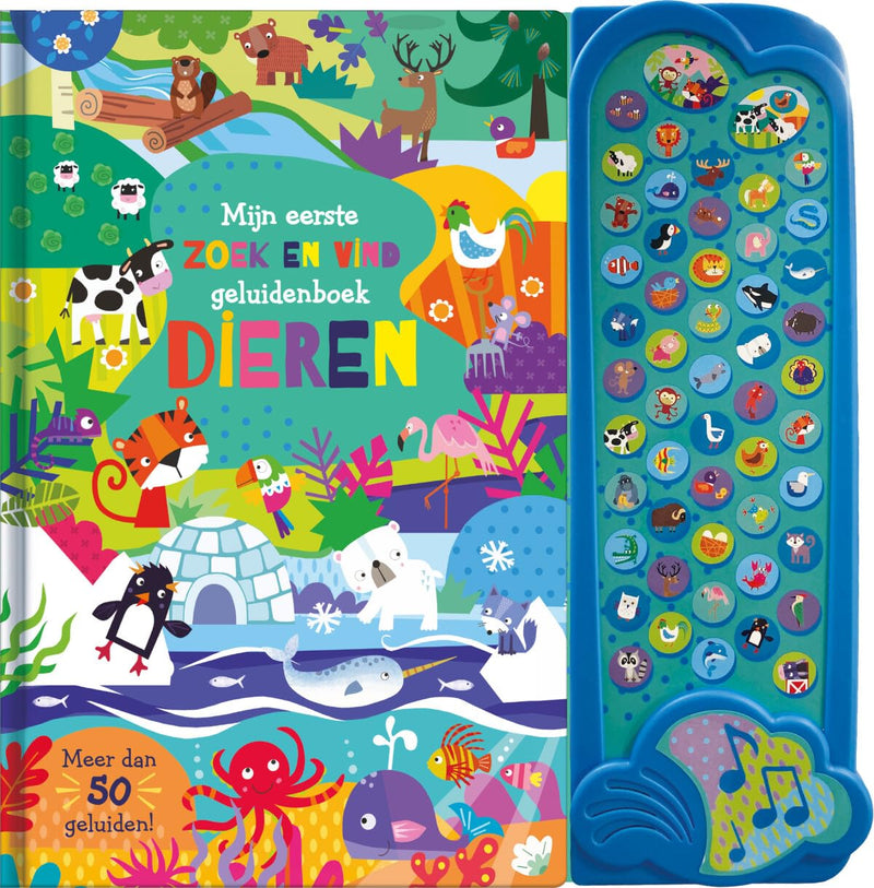 Rebo Publishers - Geluidenboek Dieren - Zoek en Vind