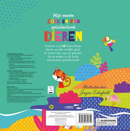 Rebo Publishers - Geluidenboek Dieren - Zoek en Vind