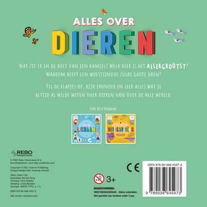 Rebo Publishers - Alles Over Dieren Flapjesboek