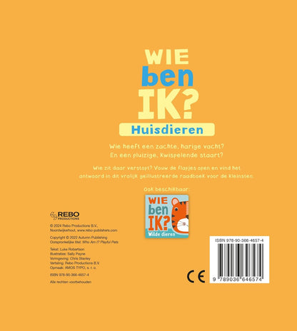 Rebo Publishers - Wie Ben Ik? Huisdieren