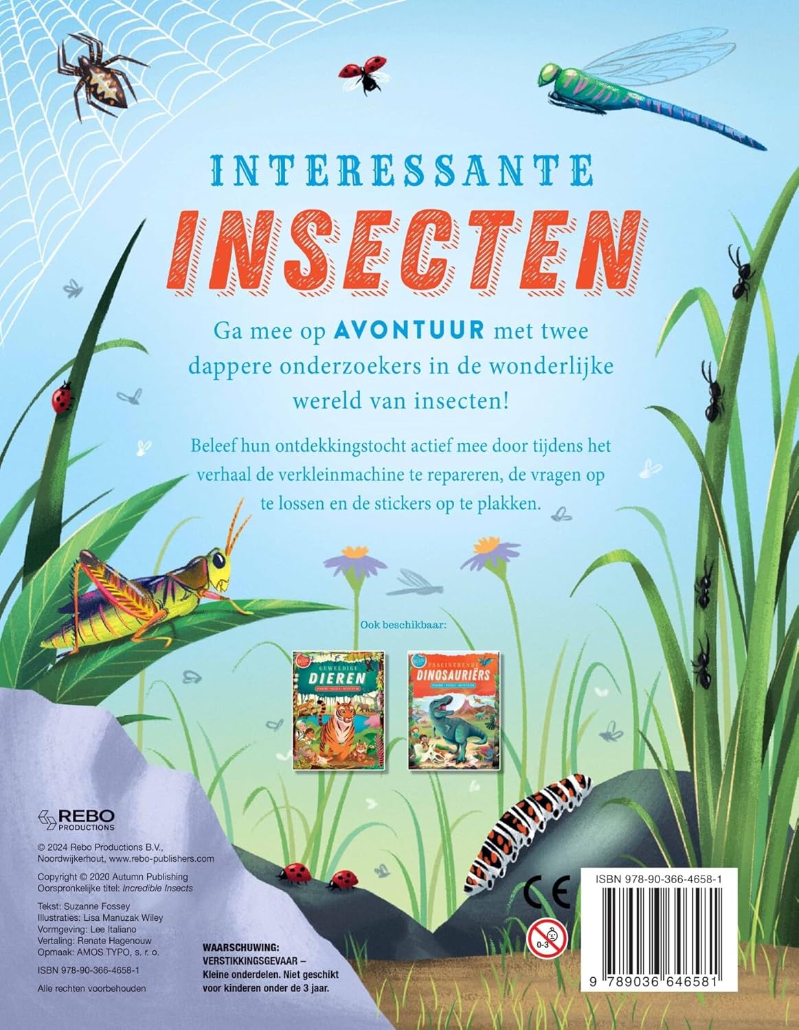 Rebo Publishers - Interessante Insecten-Stickers