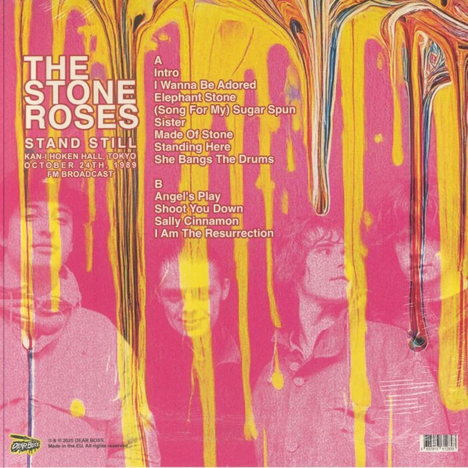 Stone Roses - Stand Still: Kan-I Hoken Hall, Tokyo October 24th, 1989 ((Y