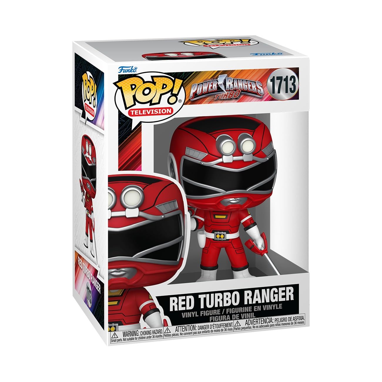 Funko Pop! TV: Power Rangers Turbo - Red Turbo Ranger - Collectable Vinyl Figure - Gift Idea - Official Merchandise - Toys for Kids & Adults - TV Fans - Model Figure for Collectors and Display