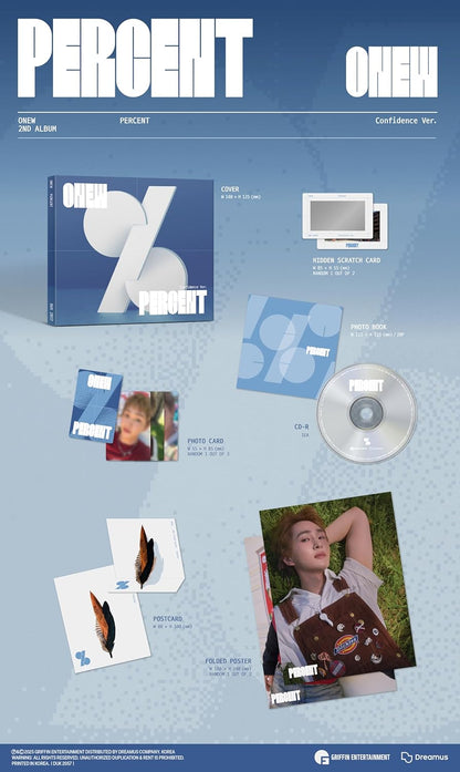 Percent Version - Random Cover - incl. Scratch Card, Photobook, Photocard + More