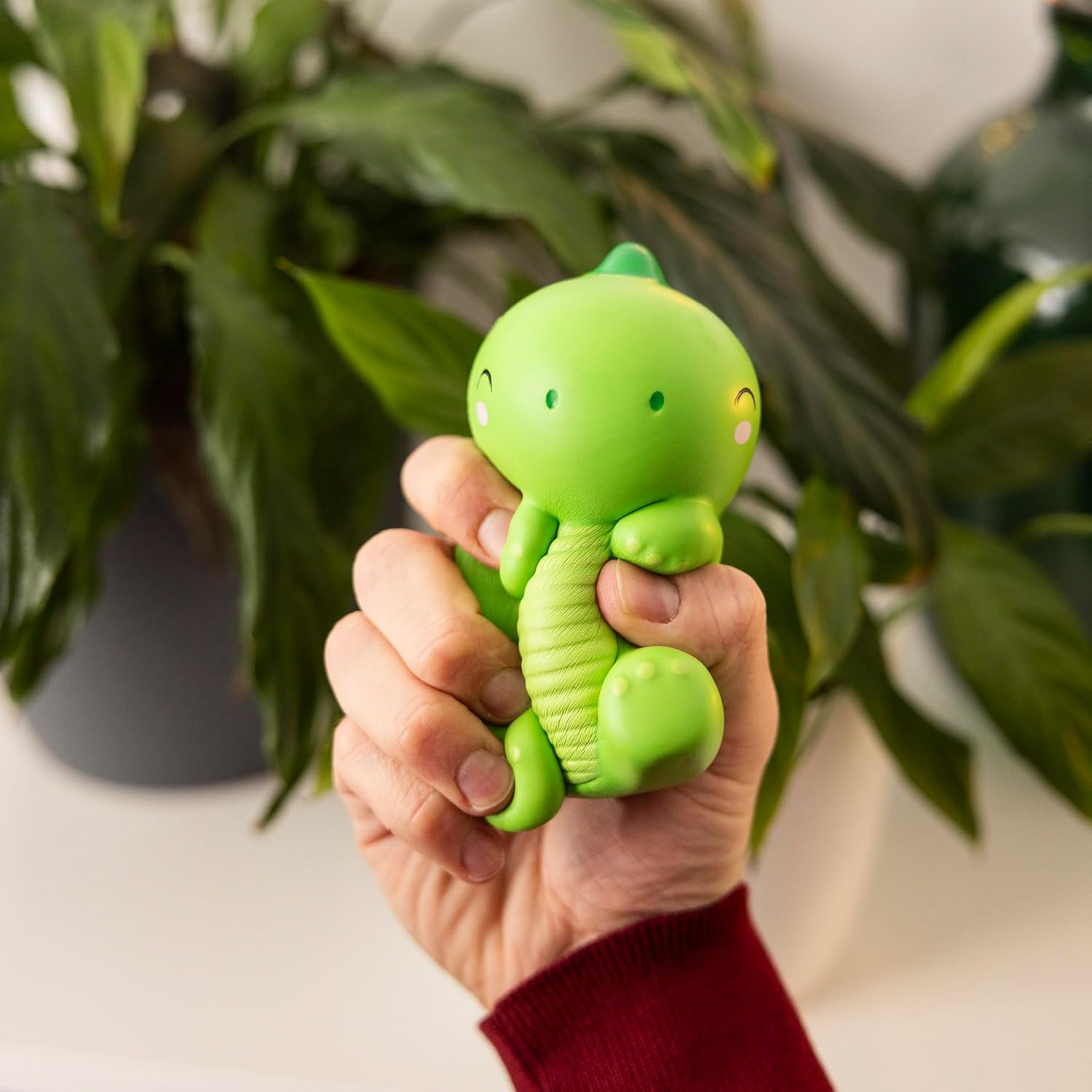 Legami - Stress Less Anti-Stress Toy, Dino Theme, Polyurethane Material, 11.5 x 14.8 x 13.5 cm