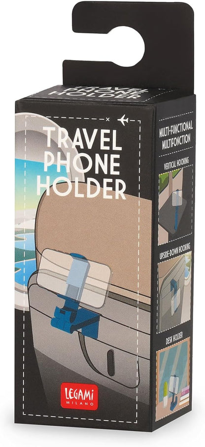Legami - Mobile Phone Holder for Travel, Three Rotation Joints, Maximum Flexibility, Firm and Secure Grip Thanks to Non-slip Pads, ABS and Stainless Steel