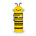 Legami – Kawaii School Pencil Case 2 in 1 Soft Silicone, Table Pen Holder, Zipper Closure, Pastel Pens Marker, H 18.5 cm