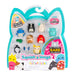 Squish-a-longs Mini-Squish 8-Pack (Wave 3, Style 4) - Clownfish, Elephant, Skunk, Brown Bulldog and more