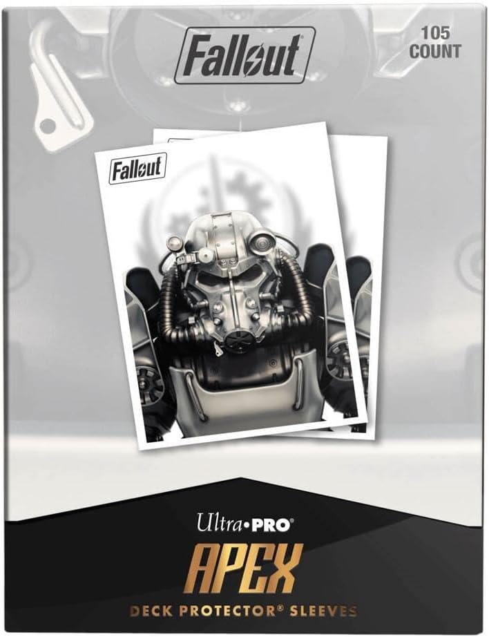 Fallout - Brotherhood of Steel 105ct APEX Deck Protector Sleeves for Tabletop Gaming