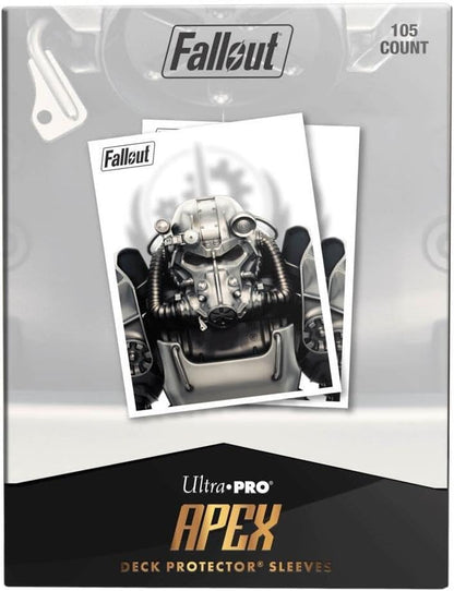 Fallout - Brotherhood of Steel 105ct APEX Deck Protector Sleeves for Tabletop Gaming