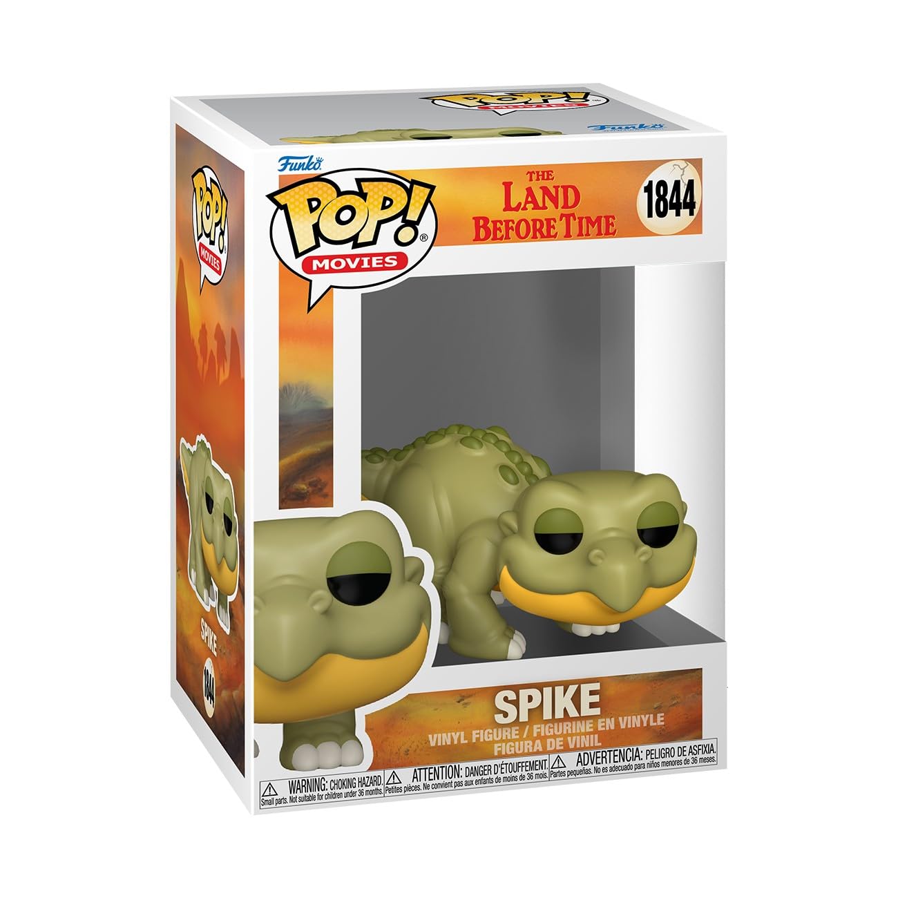 Funko Pop! Movies: The Land Before Time - Spike - Vinyl-Sammelfigur - Geschenkidee - Offizielle Handelswaren - Spielzeug Für Kinder und Erwachsene - Cartoon Fans - Modellfigur Für Sammler und Display