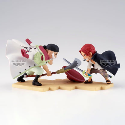 Banpresto Edward Newgate Vs Shanks One Piece - World Collectable Log Stories 13 cm, meerkleurig, ideaal voor anime-fans