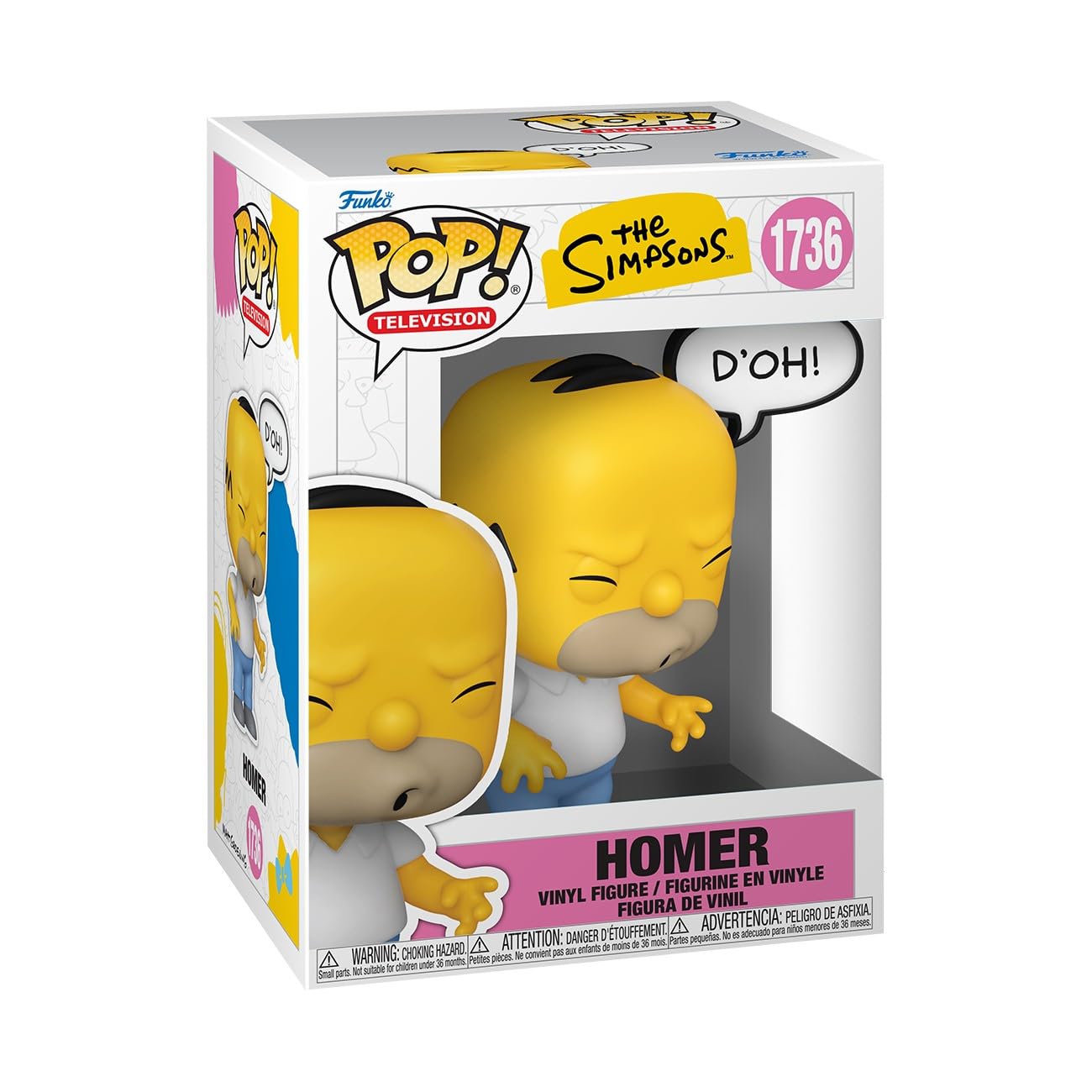 Funko Pop! Sayings: Simpsons 2- Homer Simpson - The Simpsons - Vinyl-Sammelfigur - Geschenkidee - Offizielle Handelswaren - Spielzeug Für Kinder und Erwachsene - TV Fans - Modellfigur Für Sammler