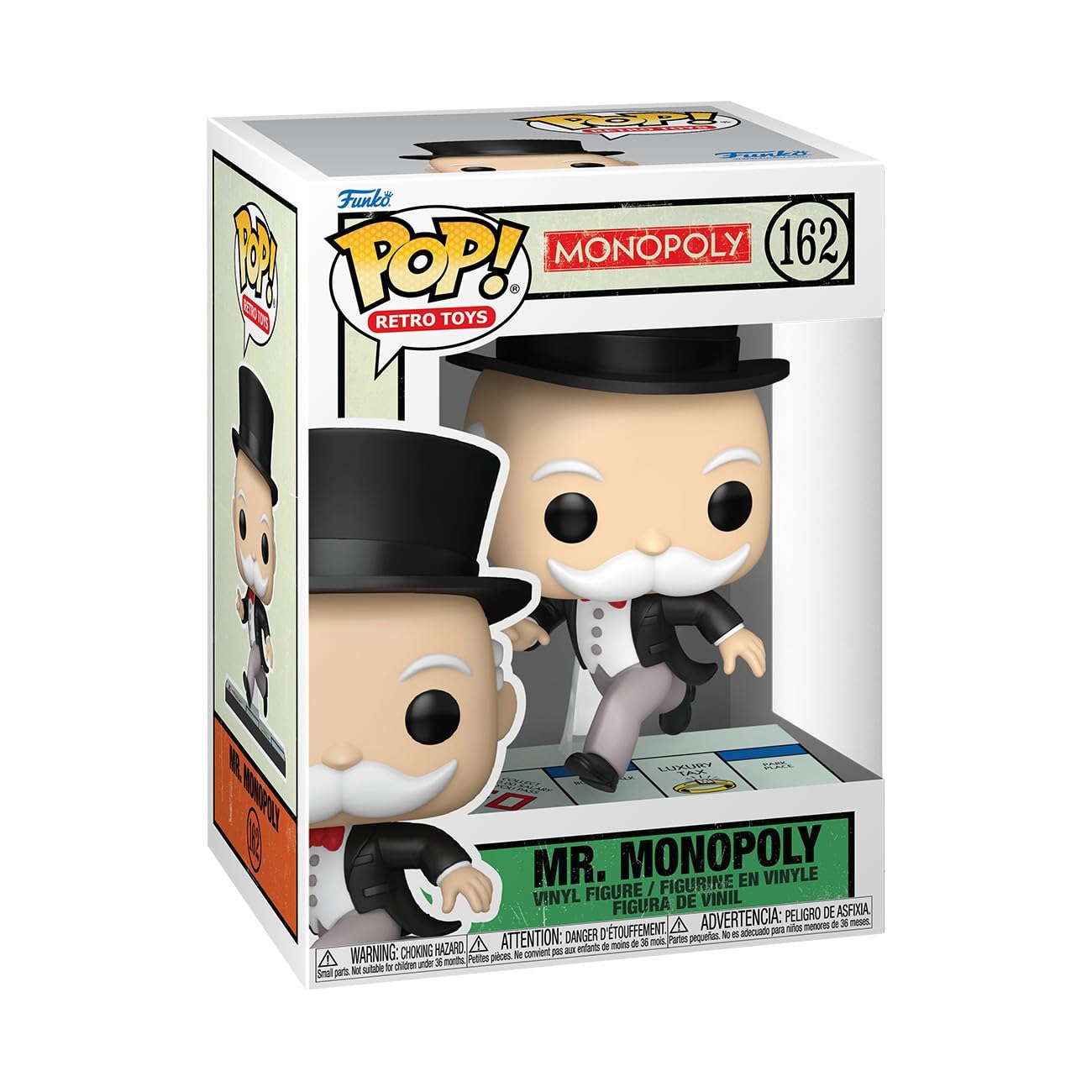 Funko Pop! Vinyl: Monopoly - Mr. Monopoly - Pass Go - Hasbro, Inc - Collectable Vinyl Figure - Gift Idea - Official Merchandise - Toys for Kids & Adults - Ad Icons Fans