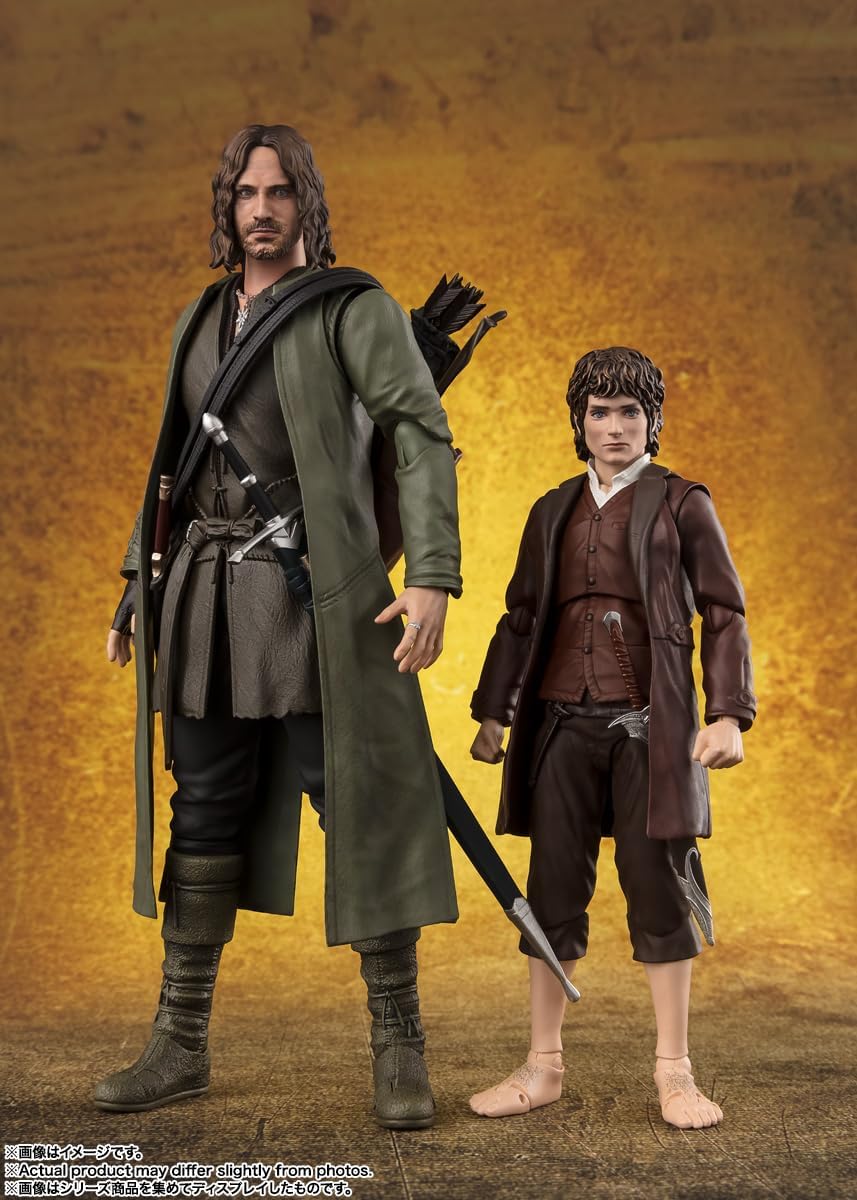 TAMASHII NATIONS - The Lord of The Rings - Aragorn (The Lord of The Rings: The Fellowship of The Ring) S.H.Figuarts Action Figure