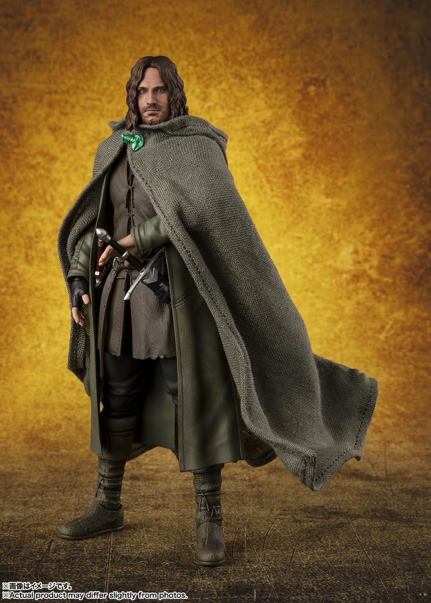 TAMASHII NATIONS - The Lord of The Rings - Aragorn (The Lord of The Rings: The Fellowship of The Ring) S.H.Figuarts Action Figure