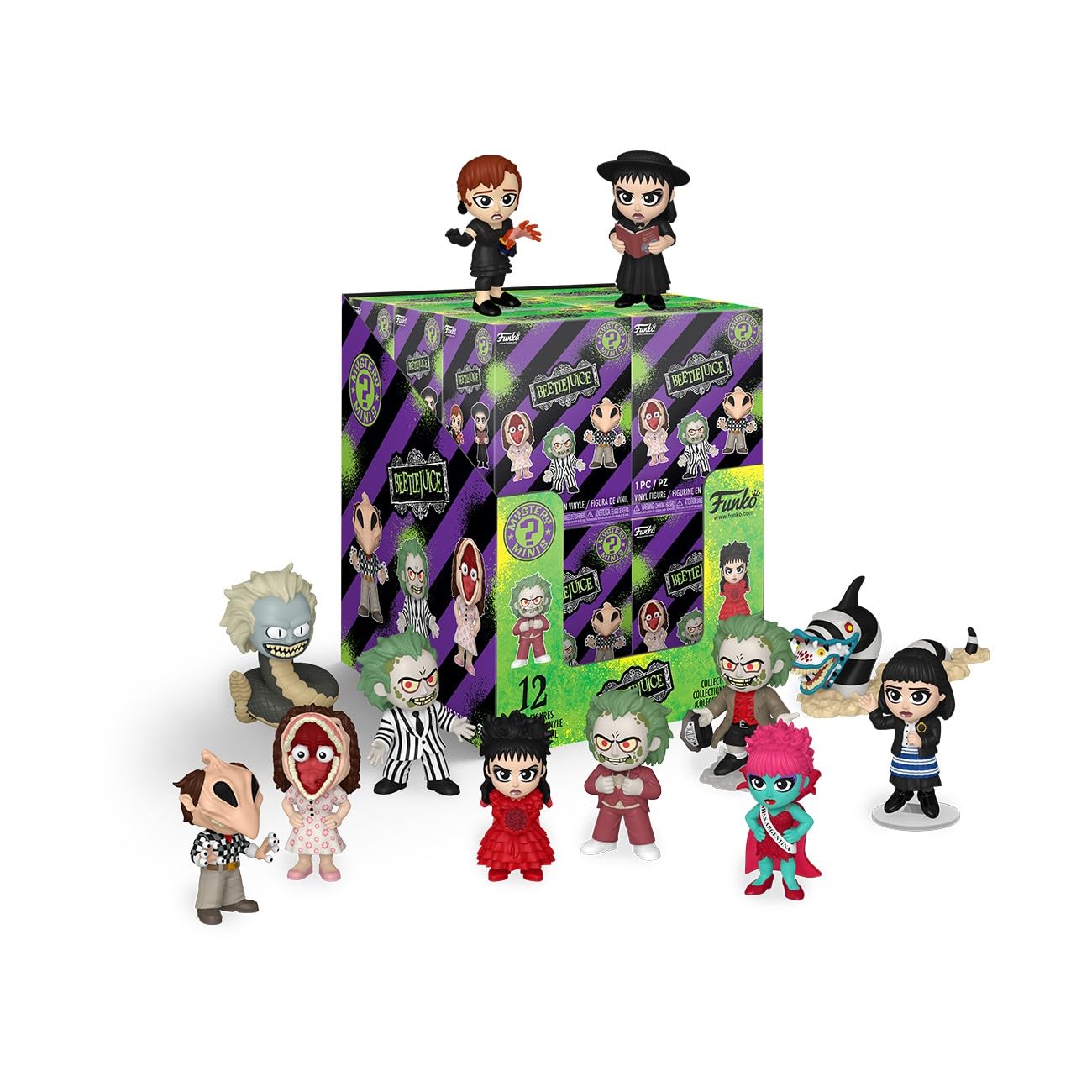 Funko Mystery Mini: Beetlejuice - 1 of 12 to Collect - Styles Vary- Vinyl-Sammelfigur - Geschenkidee - Offizielle Handelswaren - Spielzeug Für Kinder und Erwachsene - Movies Fans und Display