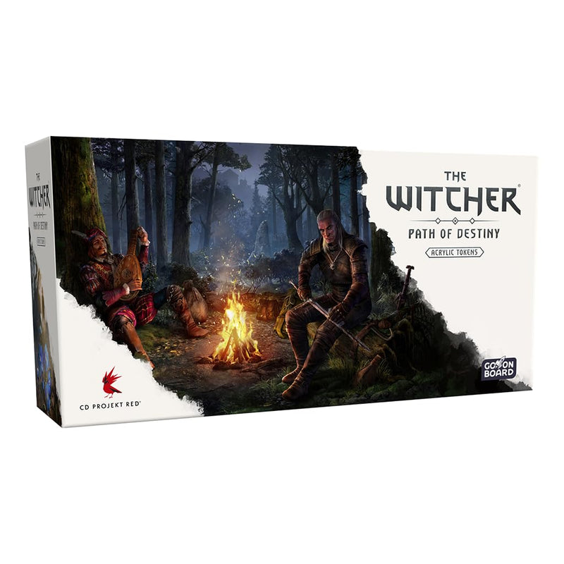 Go On Board | The Witcher Path of Destiny | Acrylic Tokens Core | 1-5 Player Board-Building Card Game | Ages 14+ Game in English