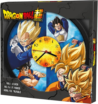 Kids Licensing Wall Clock, Black Dragon Ball, Grande