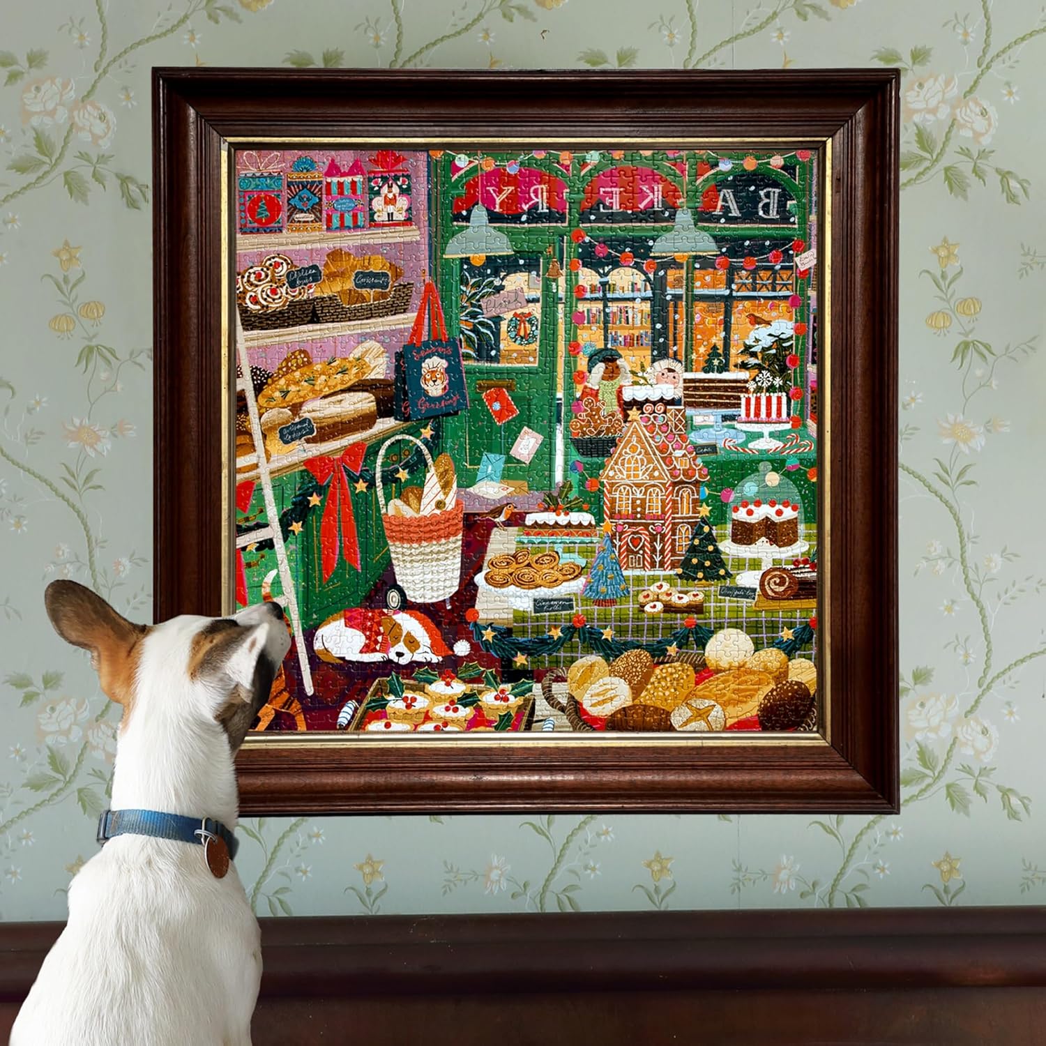 eeBoo repostería navideña – Puzzle para Adulto, 1000 Piezas de cartón – Dimensiones: 58,5 x 58,5 cm (PZT774