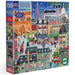eeBoo París – Puzzle para Adultos, 1000 Piezas, diseño de Escena navideña, x 58,5 cm (PZT781