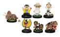 Beast Kingdom Jurassic Park Series MEA-047 Lot de 6 mini figurines Egg Attack