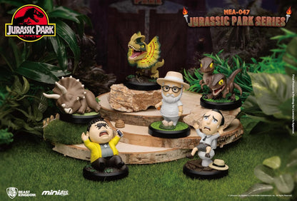 Beast Kingdom Jurassic Park Series MEA-047 Lot de 6 mini figurines Egg Attack