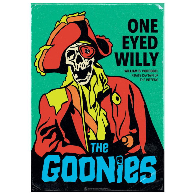 FaNaTtik The Goonies One Eyed Willy Limited Edition Numbered A3 Art Print