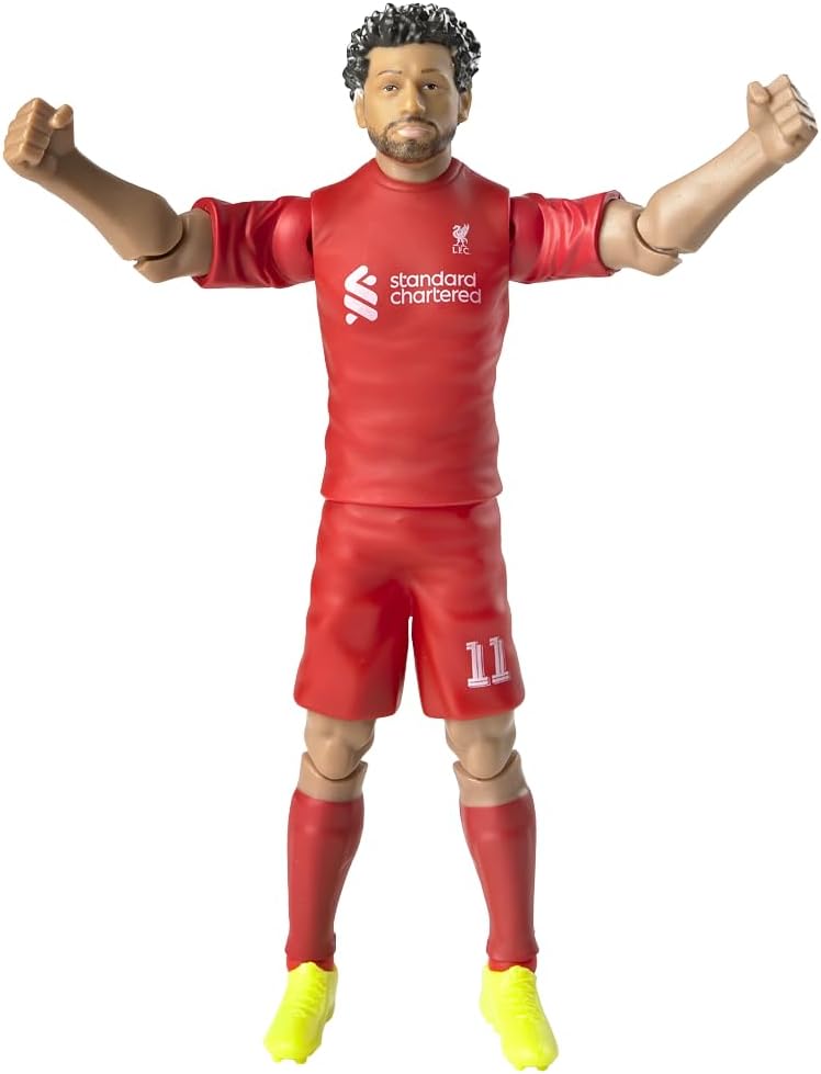 Sockers Banbo Toys Liverpool Salah voetbalfiguur om te verzamelen, 20,3 cm