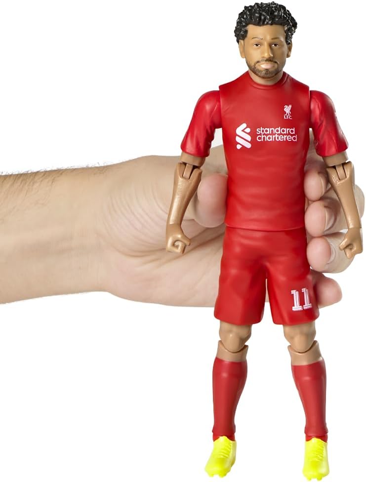 Sockers Banbo Toys Liverpool Salah voetbalfiguur om te verzamelen, 20,3 cm