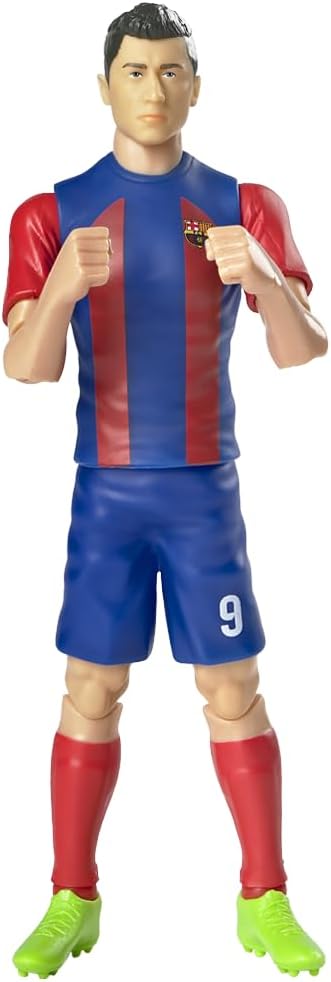 Sockers Banbo Toys FC Barcelona Lewandowski Verzamelbaar voetbalfiguur, 20,3 cm