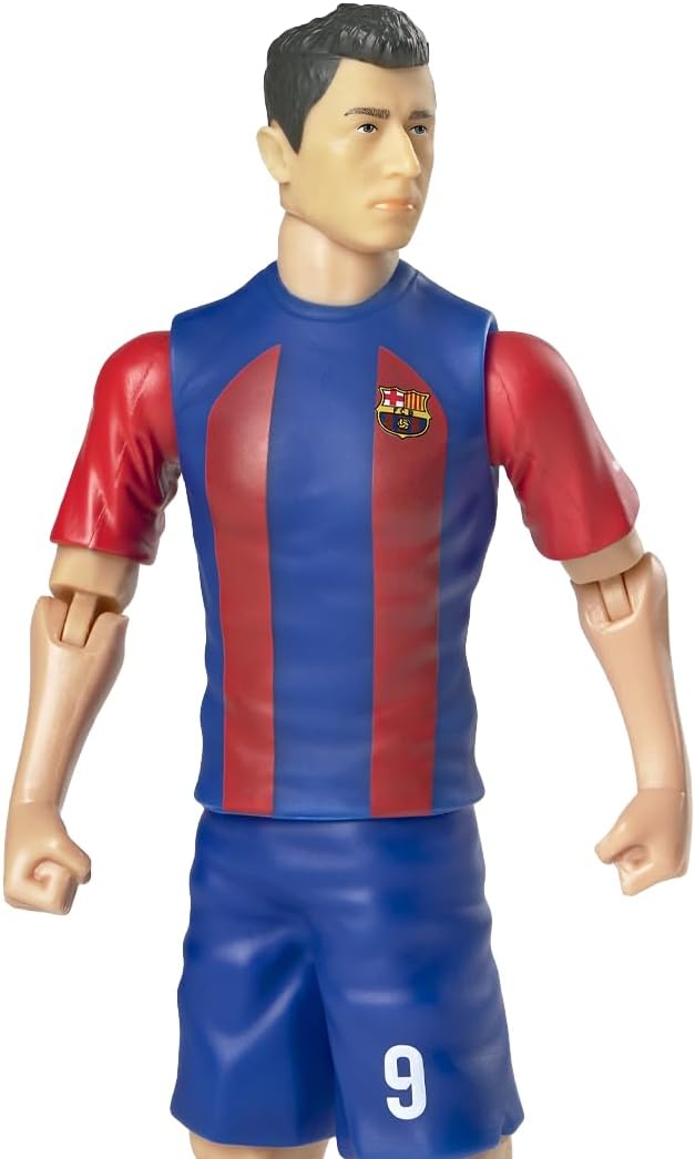 Sockers Banbo Toys FC Barcelona Lewandowski Verzamelbaar voetbalfiguur, 20,3 cm