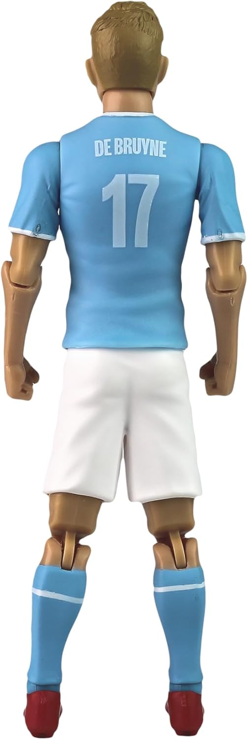 Banbo Toys Manchester City F.C. Kevin De Bruyne 8" Collectible Soccer Action Figure – Premier League Player Figurine for Soccer Fans