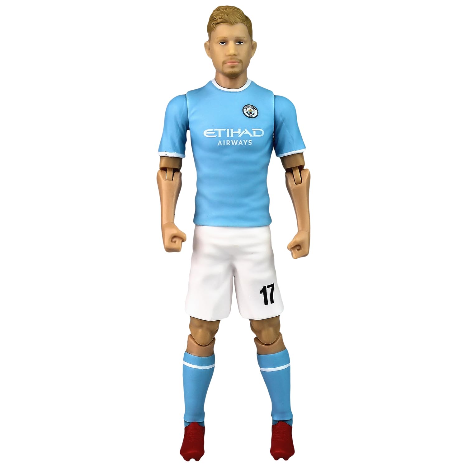 Banbo Toys Manchester City F.C. Kevin De Bruyne 8" Collectible Soccer Action Figure – Premier League Player Figurine for Soccer Fans