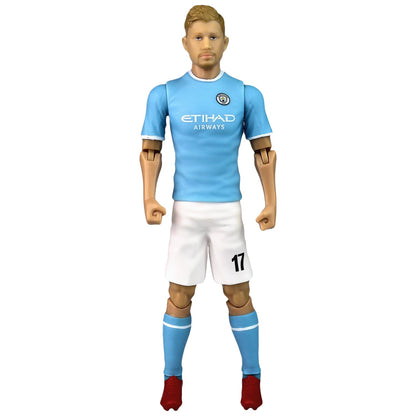 Banbo Toys Manchester City F.C. Kevin De Bruyne 8" Collectible Soccer Action Figure – Premier League Player Figurine for Soccer Fans