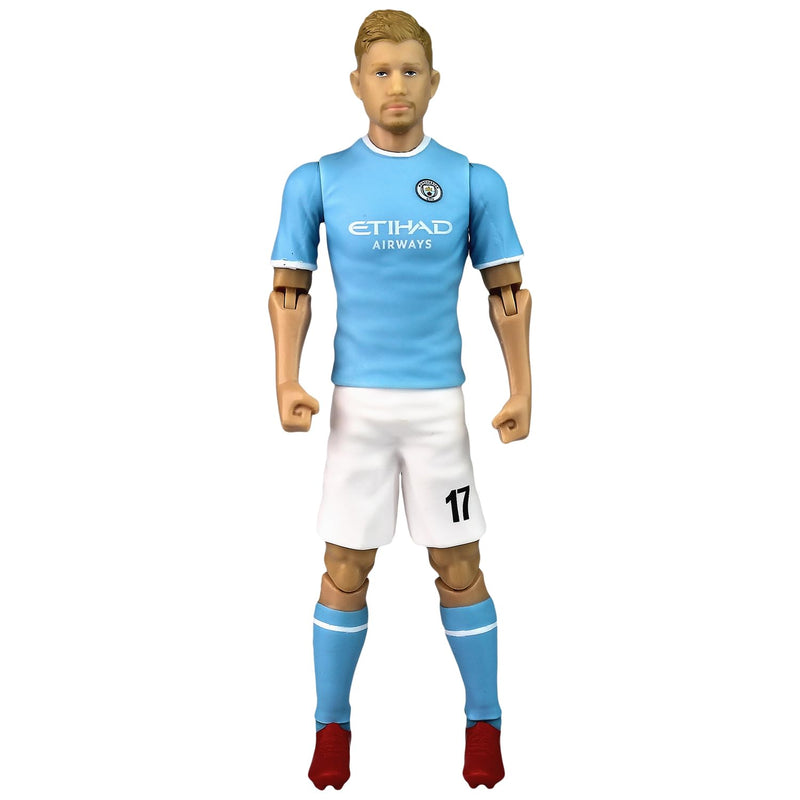 Banbo Toys Manchester City F.C. Kevin De Bruyne 8" Collectible Soccer Action Figure – Premier League Player Figurine for Soccer Fans